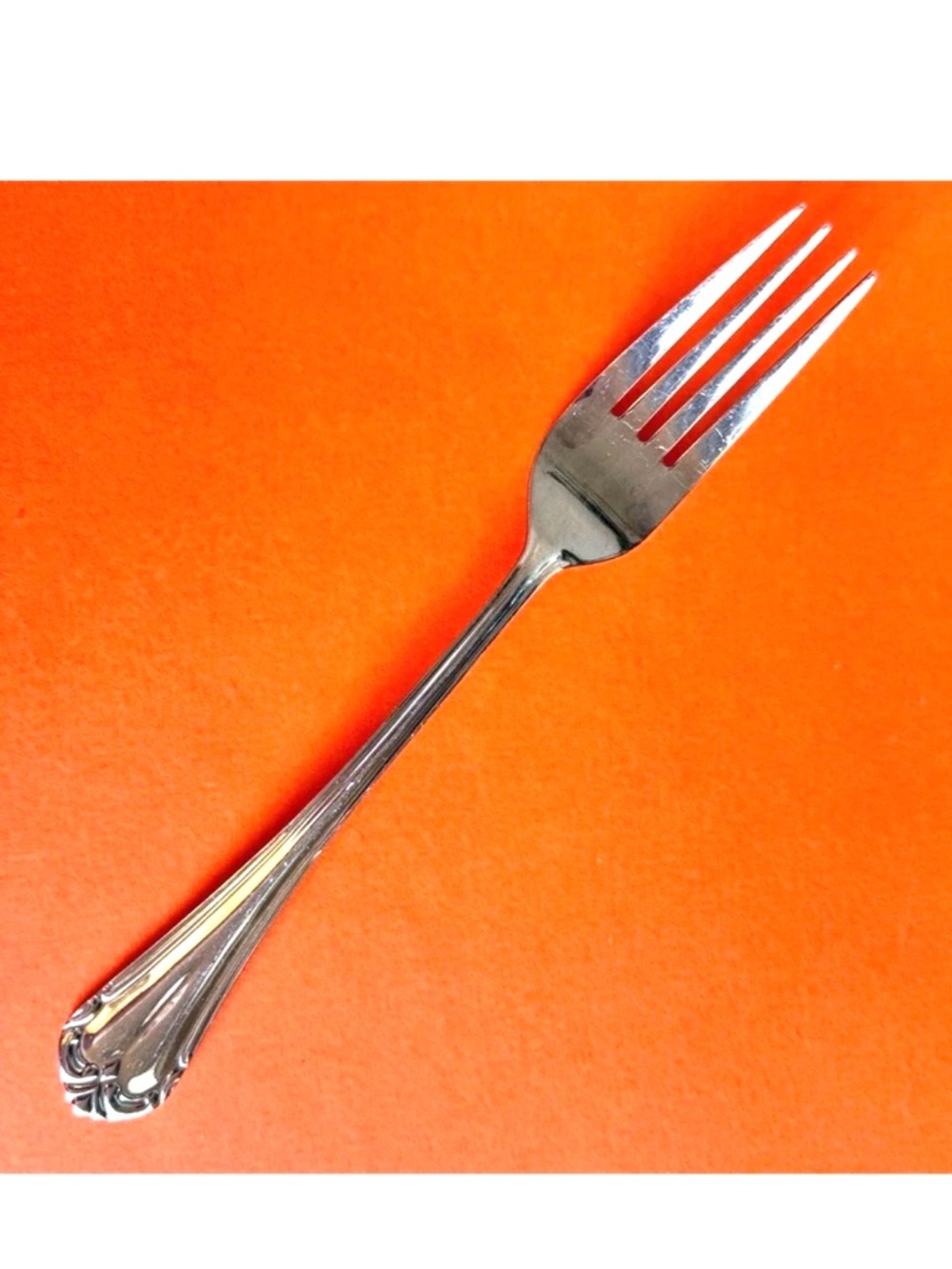 Hampton Silversmiths KATRINKA Dinner Fork (1) Stainless Replacement Scrolls 7.5"